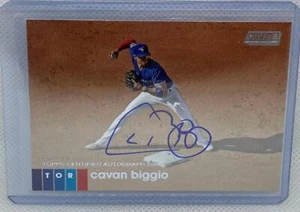 CAVAN BIGGIO 2020 TOPPS STADIUM CLUB ON CARD AUTO #ACB - Picture 1 of 1