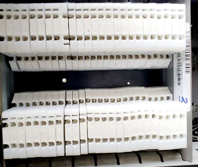 New 50 Pack - Allen Bradley 1492-H2 Style H White Terminal Block - Image 1 of 2