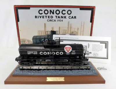 K-Line K-639104 Conoco Tank Car train Bank Special Ed diecast sprung trucks 1/48 - Image 1 of 4