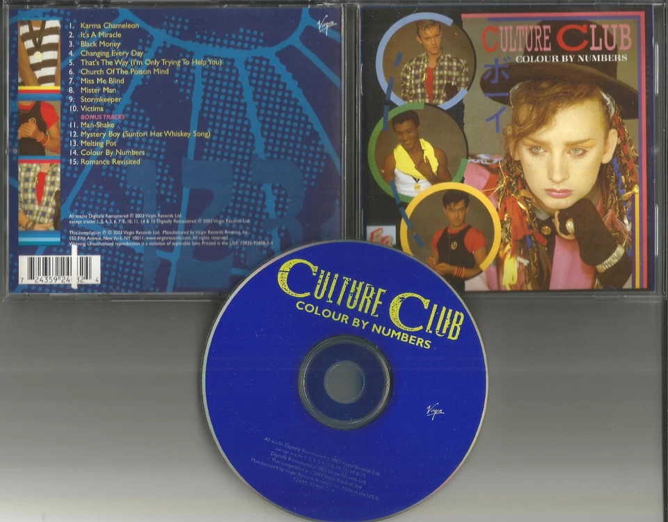 Boy George CULTRUE CLUB Colour By Numbers DELUXE w/ 5 UNRLEASED Trx REMASTER CD Foto 1 de 1