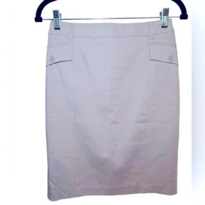 WHITE HOUSE BLACK MARKET Pencil Skirt With Pocket Detail- Grey/Purple Size 00 - Picture 1 of 4