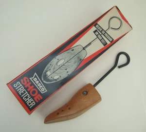 VINTAGE  DASCO SHOE STRETCHER  WOOD, METAL  LADIES MEDIUM W ORIGINAL BOX 1960's - Picture 1 of 7
