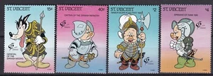 DISNEY St Vincent Yvert 1452/55 Granada 92 - Picture 1 of 1