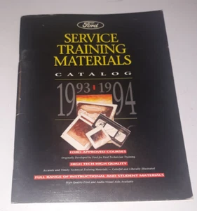 1993-1994 Ford Service Training Materials Catalog Ford Approved Courses - Picture 1 of 9