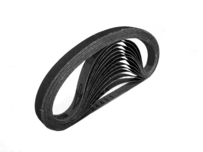 Correas de lijado de aire de carburo de silicona de 1/2 pulgada X 18 pulgadas (paquete de 24, grano 60) Foto 1 de 4