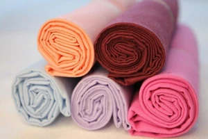 5 Stück Baumwollstoff Patchwork Stoffe DIY 50x70 cm "Spannende Stimmung" UNI - Bild 1 von 12