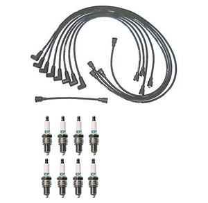 Denso Wire Set 7mm & 8 Iridium TT Spark Plugs 0.040 Kit For Chevrolet GMC V8 - Picture 1 of 1
