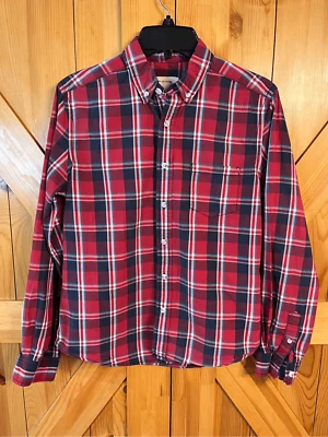 Camisa Life After Denim para hombre a cuadros manga larga abotonada talla pequeña (3439) Foto 1 de 4