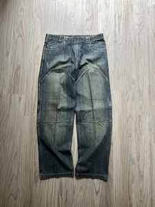 Vintage Sean John Wide Baggy Double Knee Skater Grunge Y2K Jeans 38 - Bild 1 von 5