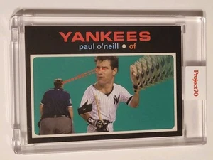 Paul O'Neill 2021 TOPPS PROJECT 70 Card #242 YANKEES 1 Of 1078 By Action Bronson - Picture 1 of 2