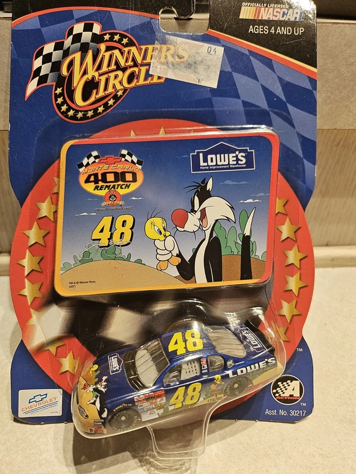 2002 WINNERS CIRCLE 1:64 DieCast JIMMIE JOHNSON #48 "Looney Tunes 400 Rematch" - Image 1 of 1