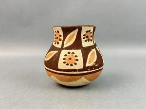 Antique Native American Pot Isleta Olla ? Potter Vase Polychrome - Picture 1 of 7