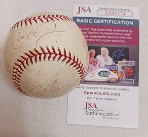 Cal Jr Billy RIPKEN Autogramm Dual Signed ROMLB Baseball JSA Orioles Game Used - Bild 1 von 2