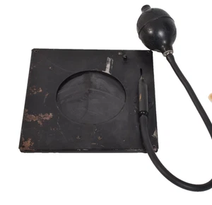 LARGE FORMAT 6 1/2 x 6 1/2 " PACKARD SHUTTER W/ BULB 3 3/8 OPENING - Picture 1 of 2
