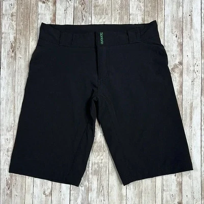 Sombrio Cartel Girls sz Small Mountain Biking Shorts Black Shell Nylon Hardy - Image 1 of 4