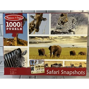 Melissa & Doug 1000 Puzzle Safari Snapshots Brand NEW Sealed #9099 FREE SHIP! - Picture 1 of 3