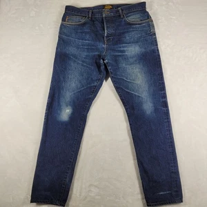 Brave Star Selvedge Jeans Herren 38x30 Blau Denim Freizeit Komfort Made In USA - Bild 1 von 16