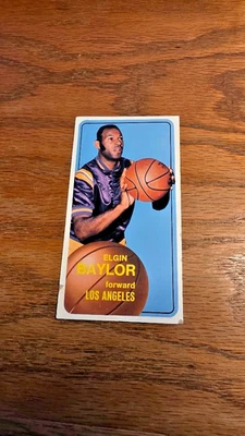 Tarjeta de baloncesto 1970-71 Topps # 65 Elgin Baylor Tall Boy LA Lakers Foto 1 de 2