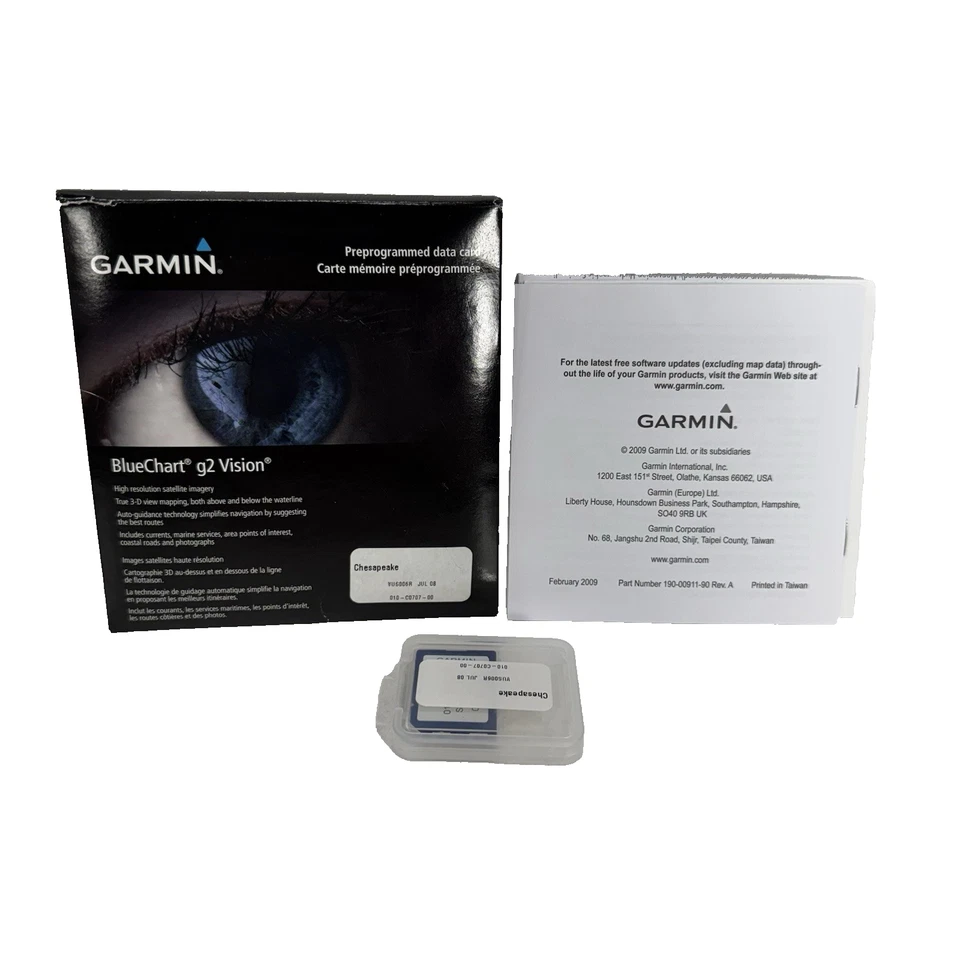 Garmin BlueChart g2 Vision Chesapeake Preprogrammed Data Card VUS - Image 1 of 4
