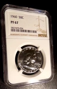 1960 Franklin Proof Half Dollar-Certified PF-67 by NGC - Picture 1 of 2