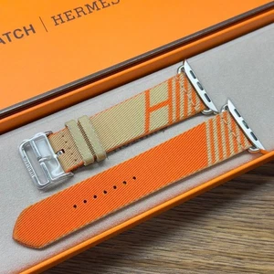 Apple Watch Hermès jumping simple tour bracelet 46 mm, 45 mm, 44 mm boîte ouverte - Photo 1 sur 9