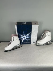 Jackson Ultima SoftSkate Damen/Mädchen Eiskunstlauf, Größe 6 Damen, weiß/lila - Bild 1 von 7