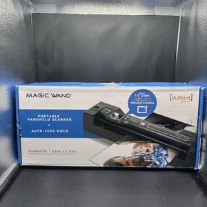 Magic Wand Document/Photo 2-in-1 Portable Scanner & Auto-Feed Dock, 1.5 New! - Picture 1 of 5