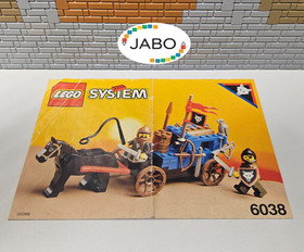 (OK O3/32) Lego Castle building instructions 6038 Wolfpack Renegades