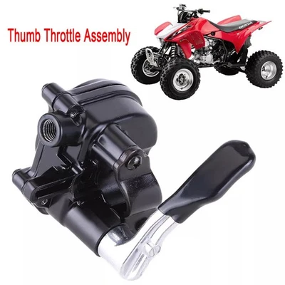 Conjunto de acelerador de pulgar para Honda TRX250R TRX300 TRX400EX TRX420 TRX450R TRX700 Foto 1 de 4
