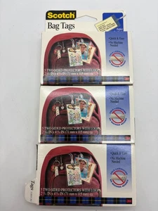 LOTTO 3 etichette Scotch Bag protezioni laminazione a freddo 5 pezzi ciascuna senza bisogno di macchina - Foto 1 di 8