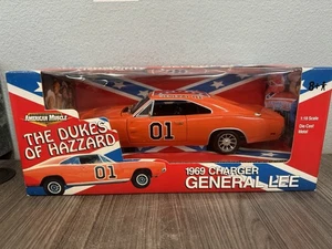 1969 Charger General Lee 1:18 American Muscle ERTL DieCast MIB - Picture 1 of 9