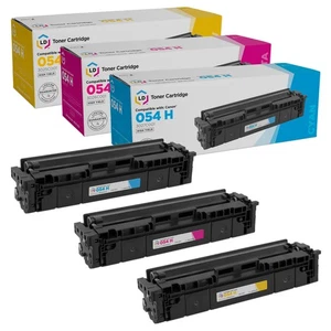 Kompatybilny z LD toner Canon 054H o dużej pojemności: cyjan purpurowy żółty do MF642Cdw - Zdjęcie 1 z 9