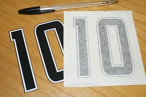 Mick Grant Retro Number 10 Race Numbers (pair) - Picture 1 of 1