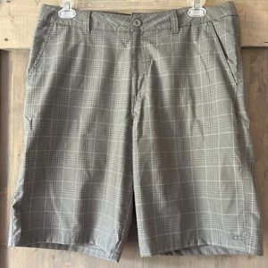 Pantaloncini stile chino O'NEILL con tasche casual grigi a quadri skater uomo 36 - Foto 1 di 8