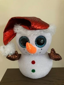 TY BEANIE BOO FLURRY THE SNOWMAN 15CM NEW BUT NO TAG CHRISTMAS BOOS - Picture 1 of 1
