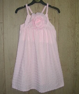 Zara Mädchen Sommerkleid Baby Rosa Kreuz Träger Alter 8 128 cm - Bild 1 von 4
