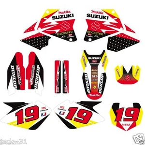 VINYL RACING SUZUKI RM 125 RM125 RM250 250 VINYL MX Motocross Graphic Kit 2003 - Picture 1 of 2