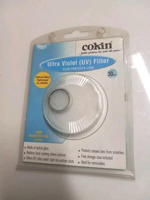 Cokin 30mm UV Lens Dust Protector Protection Safety Glass Filter for camera NEW  - Image 1 of 4