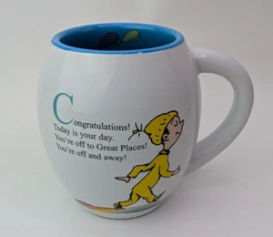 Dr.Seuss The Places You´ll Go 18 oz Coffee Oval Ceramic Mug Today is your Day - Picture 1 of 6