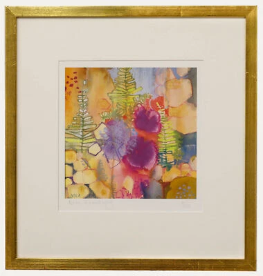 Nola Armstrong - 20. Jahrhundert Giclée, Blumen Auf Kupferberg. - Bild 1 von 4