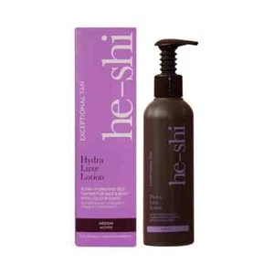 He-Shi Exceptional Tan Hydra Lux ULTRA Hydrating Self Tanner Face Body rrp £20 - Picture 1 of 3
