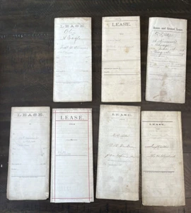 Chicago Illinois Antique Lease Court Papers 1800s Indenture Frederic Otis - Picture 1 of 18