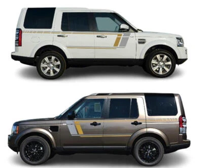 PARA Land Rover Discovery 4 Sport Racing Calcomanía a Rayas Vinilo Gráficos Pegatina Coche Foto 1 de 4