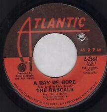 Rascals (60's Group) A Ray of Hope 7" vinyl USA Atlantic 1968 in company sleeve