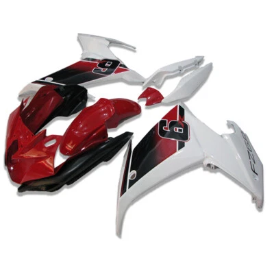 FK Fairing Bodywork Fit for Yamaha 2009-2015 FZ6R ABS Red Black White m011 - Image 1 of 4