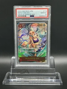 One Piece Card Game Japanese Kingdom of Intrigue NEFEL TARI VIVI OP04-118 PSA 10 - Picture 1 of 4