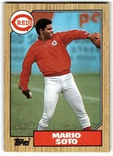 1987 Topps Baseball Cards Mario Soto Cincinnati Reds #517