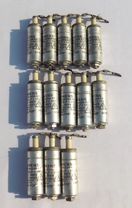 Siemens Oil Capacitors 0.22mf 990V (Lot of 13pcs) - Picture 1 of 24