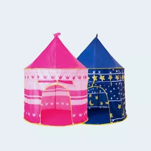 Kids Pop Up Tent Wizard Princess Castle Indoor Outdoor Playhouse Fun Toy - Picture 1 of 5