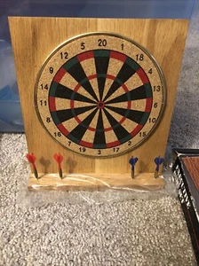 6" Executive Desktop Dart Set - 4 Darts - Box is Worn - Picture 1 of 3